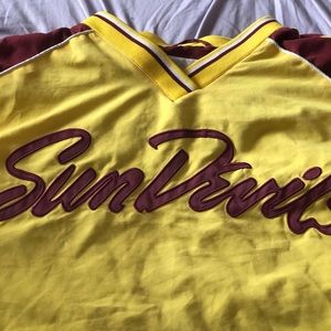 Vintage 58 sports Sun Devils pull over jacket.